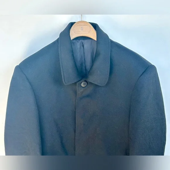 Cashmere blend Man’s Black Coat, M